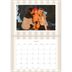 Calendrier photo A4 double (30 x 40 cm) — Lettrages et rayures [Avril]