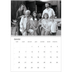 Calendrier photo A4 double (30 x 40 cm) — Noir et blanc élégant [Janvier]