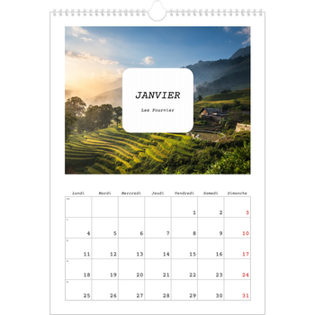 Calendrier photo A3 — Toute l'histoire