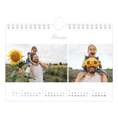 Calendrier photo A5 — Diaporama [Février]
