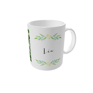 Mug personnalisé — Ornements aquarelle