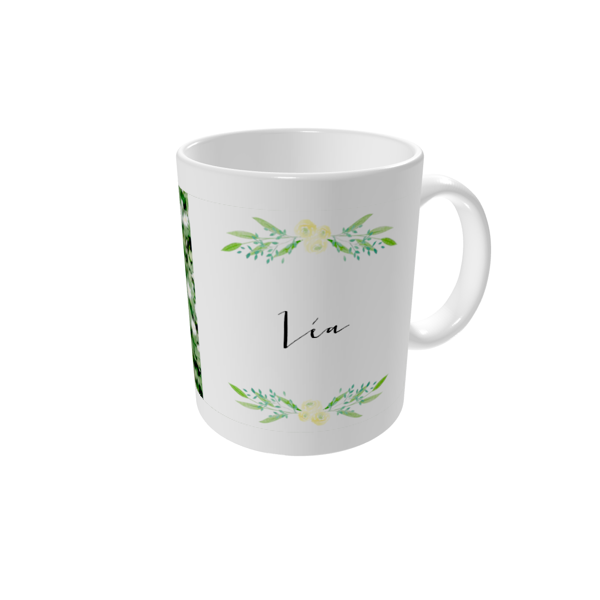 Mug personnalisé — Ornements aquarelle