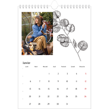 Calendrier photo A4 — Herbier