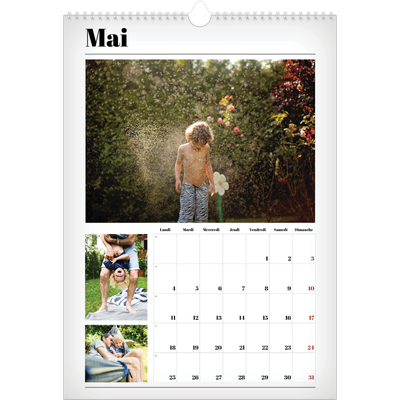 A3 Calendrier annuel — Une de magazine [couverture]