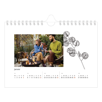 Calendrier photo A5 — Herbier