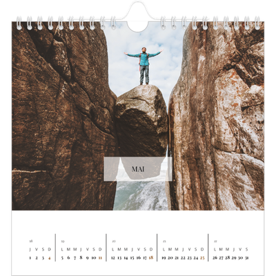 Calendriers annuels carré — Superposition discrète [couverture]