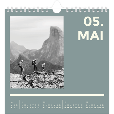 Calendriers annuels carré — Contemporain audacieux [couverture]