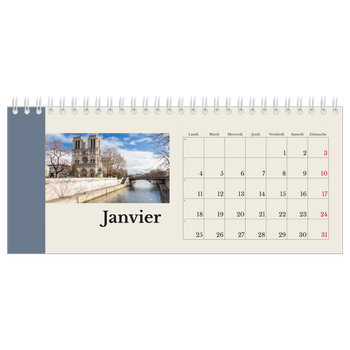 Calendrier de bureau — Vues du monde