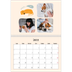 Calendrier photo A4 double (30 x 40 cm) — Pattes de chien et gribouillis [Janvier]