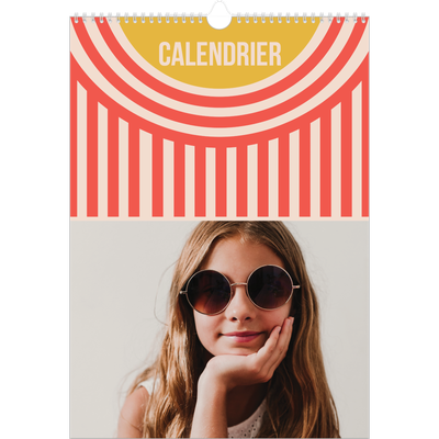 A3 Calendrier annuel — Fun et moderne [couverture]