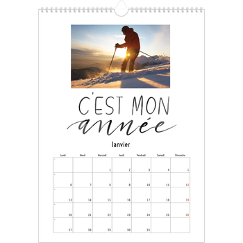 Calendrier photo A3 — Pensée positive
