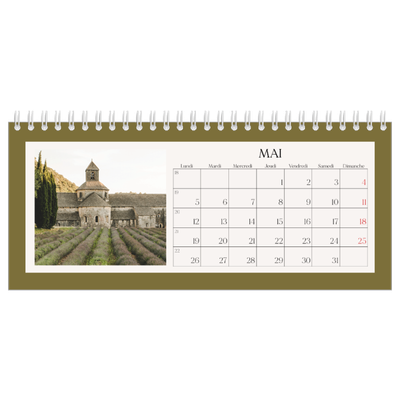 Calendrier de bureau — Couleurs classiques [couverture]