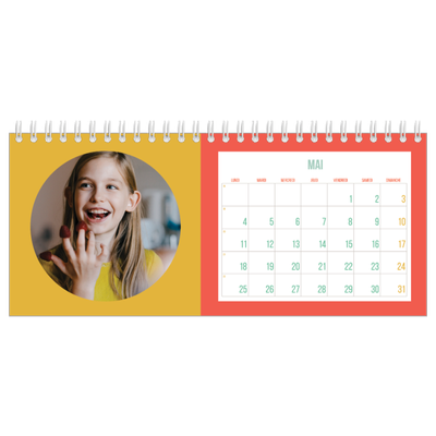 Calendrier de bureau — Fun et moderne [couverture]
