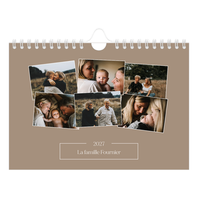 Calendrier photo A5 — Souvenirs artisanaux [couverture]