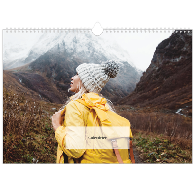 Calendrier photo A3 — Superposition discrète [couverture]