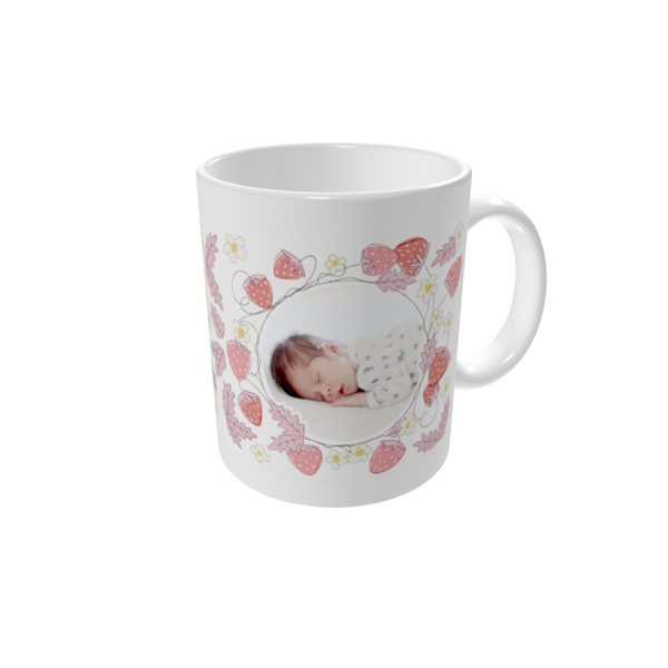Mug personnalisé — Douces fraises