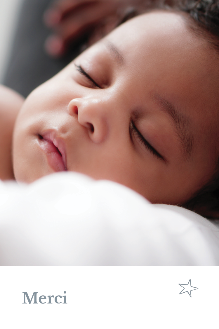 Carte de remerciement — Petite étincelle