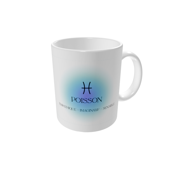 Mug personnalisé — Dégradé astrologique - Poissons