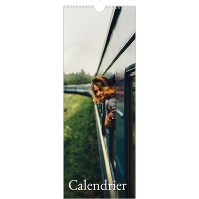Calendrier mural long  — Superposition classique [couverture]