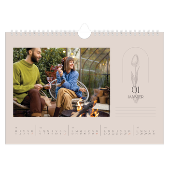 Calendrier photo A4 — Simplement botanique