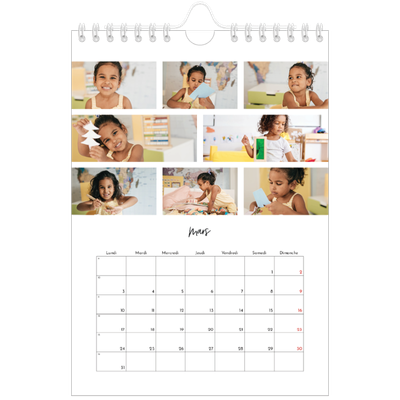 Calendrier photo A5 — Arrangements photo [Mars]