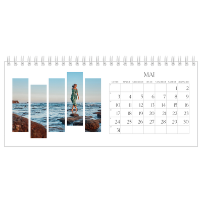 Calendrier de bureau — Fragments de voyage [Mai]