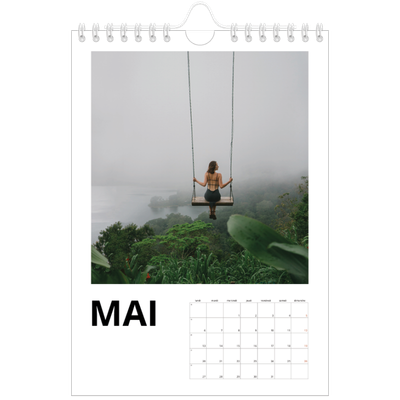 Calendrier photo A5 — Espace blanc [couverture]