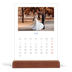 Calendrier de bureau support bois - portrait  — Classique cobalt [couverture]