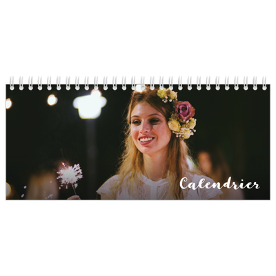 Calendrier de bureau — Superposition pinceau [couverture]