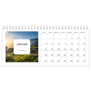 Calendrier de bureau — Toute l'histoire