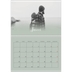 Calendrier photo A4 double (30 x 40 cm) — Fondu argile [Janvier]