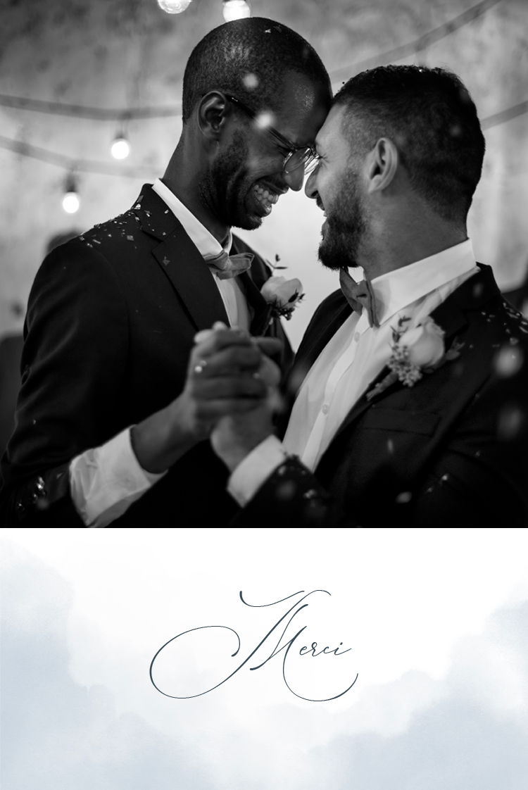 Carte de remerciement — Aquarelle abstraite