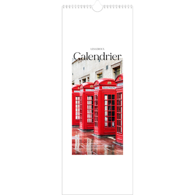 Calendrier mural long  — Mon carnet de voyage [couverture]