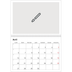 Calendrier photo A4 double (30 x 40 cm) — Créez votre produit [Avril]