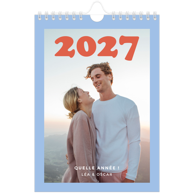 Calendrier photo A5 — Cadres rétro [couverture]