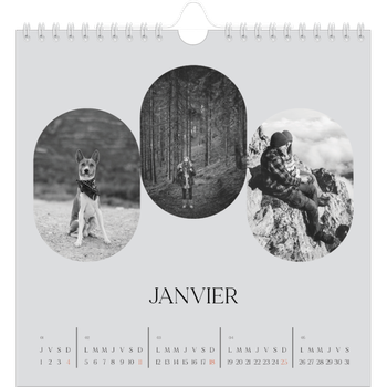 Calendrier photo carré — Sur la route