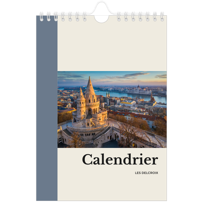 Calendrier photo A5 — Vues du monde [couverture]