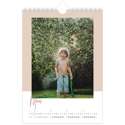 Calendrier photo A5 — Palette naturelle [Mars]