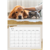 Calendrier photo A4 double (30 x 40 cm) — Classic Gold [Janvier]