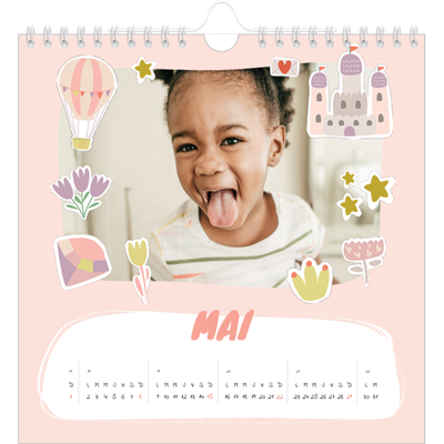 Calendriers annuels carré — Licorne magique [couverture]