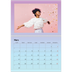 Calendrier photo A4 double (30 x 40 cm) — Dégradé pastel [Mars]