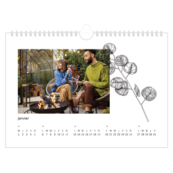 Calendrier photo A4 — Herbier