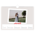 Calendrier photo A4 — Signature carmin [Avril]