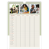 Calendrier familial A3 — Agenda palette naturelle - Famille de 5 [Février]