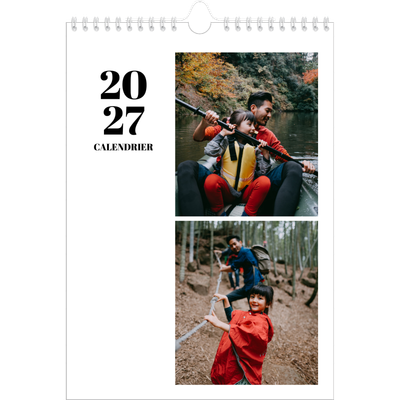 Calendrier photo A4 (20 x 30 cm) — Sérif et moments [couverture]