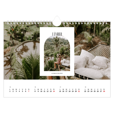 Calendrier photo A4 — L'arche ouverte [Février]