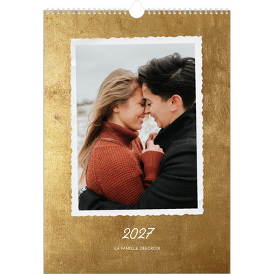A3 Calendrier annuel — Collection de photos [couverture]