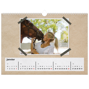 Calendrier photo A3 — Scrapbooking