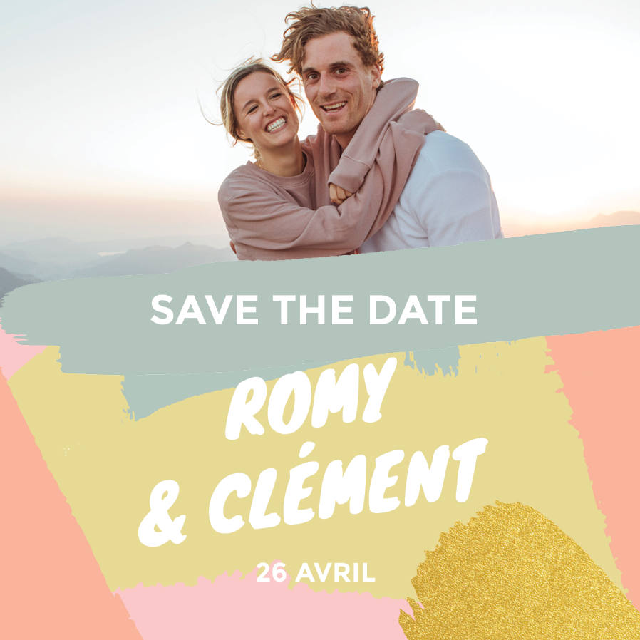 Save the date — Coups de pinceau