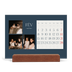 Calendrier de bureau support bois - paysage   — Ardoise et sérifs [Février]